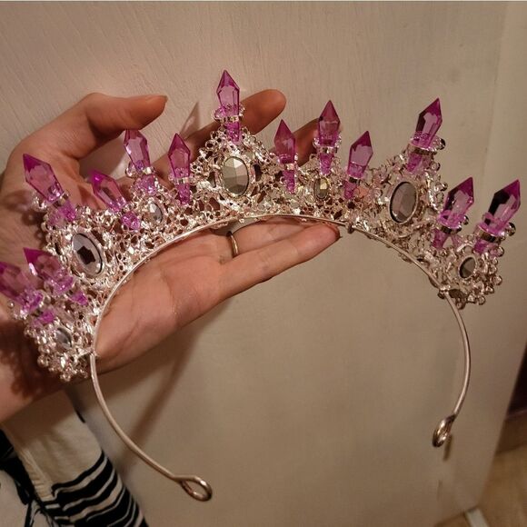 NWOT Purple Crystal Tiara - Picture 2 of 3